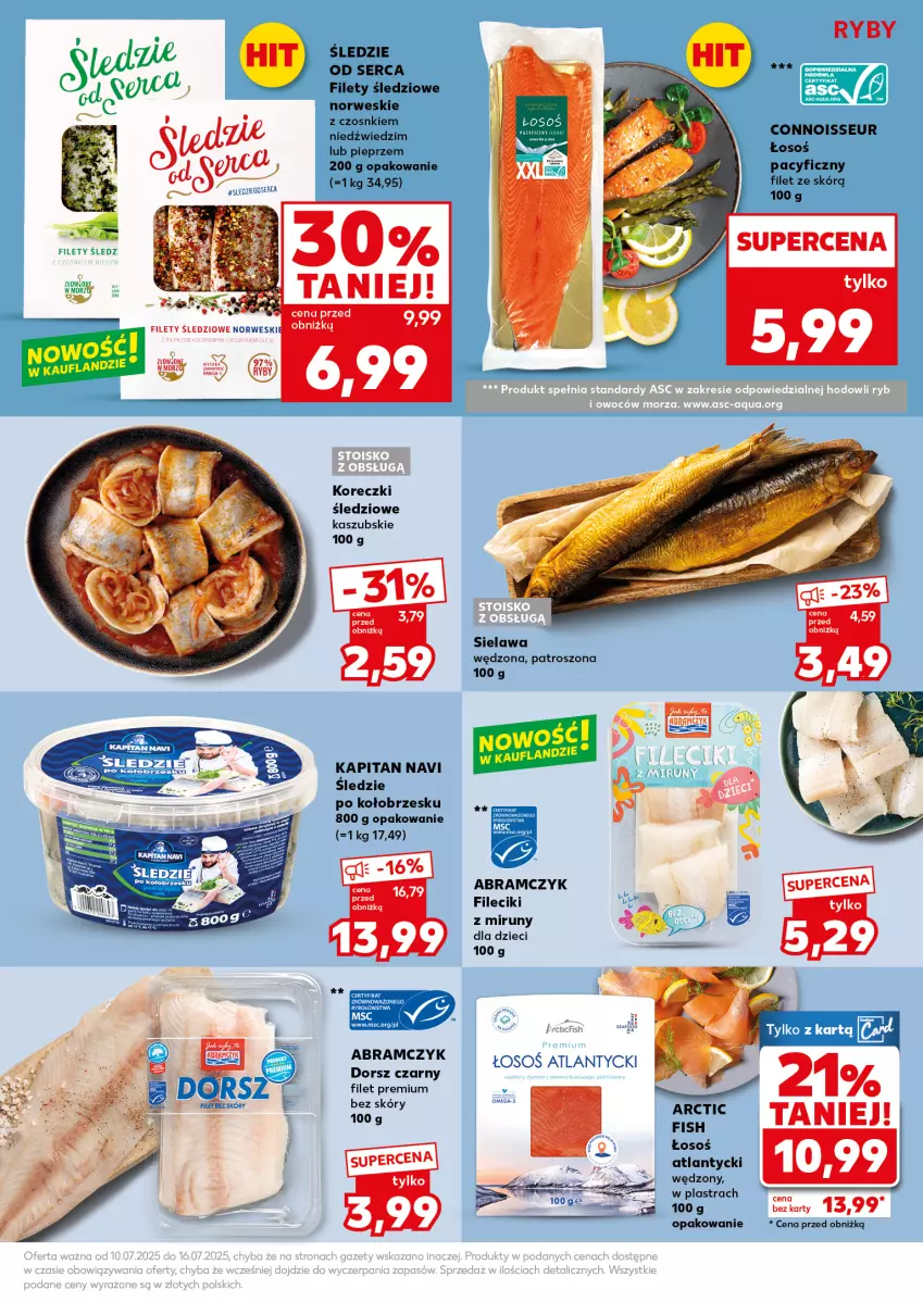 Gazetka promocyjna Kaufland - Mocny Start - ważna 14.07 do 16.07.2025 - strona 17 - produkty: Dorsz, Dzieci, Koreczki śledziowe, Pieprz, Ser, Sok