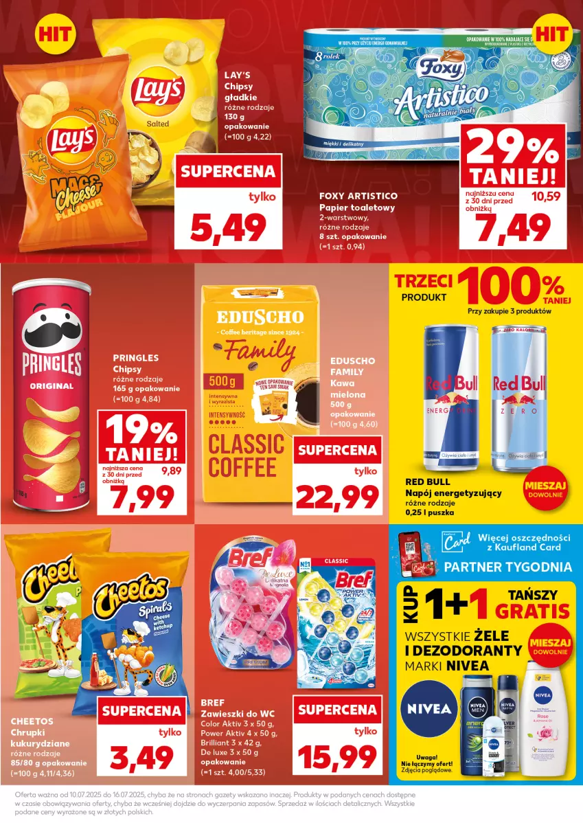 Gazetka promocyjna Kaufland - Mocny Start - ważna 14.07 do 16.07.2025 - strona 9 - produkty: Dezodorant, Gin, Napój, Nivea, Red Bull, Waga