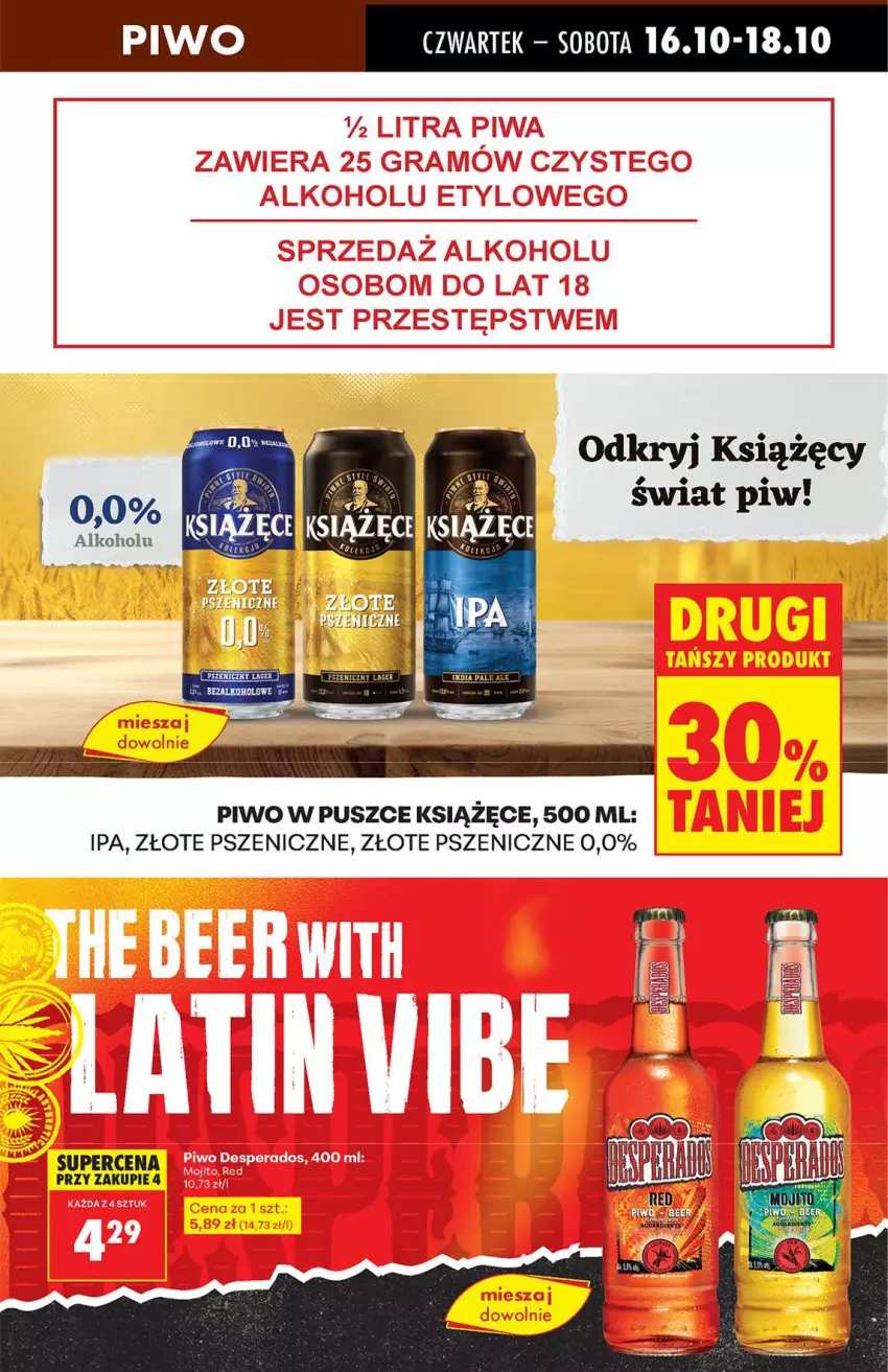 Gazetka promocyjna Biedronka - Od Czwartku 16.10 - ważna 16.10 do 22.10.2025 - strona 53 - produkty: Książęce, Piwo