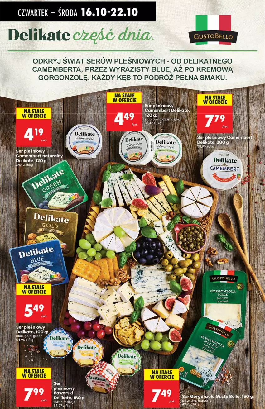 Gazetka promocyjna Biedronka - Od Czwartku 16.10 - ważna 16.10 do 22.10.2025 - strona 65 - produkty: Camembert, Fa, Gorgonzola, Kasza, Koc, Mop, Ser