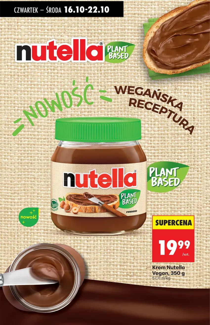 Gazetka promocyjna Biedronka - Od Czwartku 16.10 - ważna 16.10 do 22.10.2025 - strona 72 - produkty: Nutella