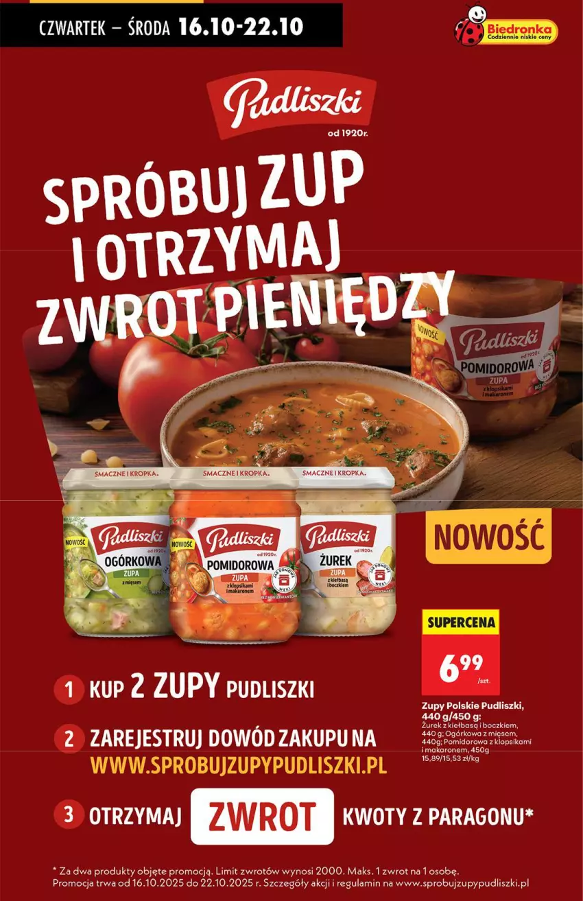Gazetka promocyjna Biedronka - Od Czwartku 16.10 - ważna 16.10 do 22.10.2025 - strona 74 - produkty: Fa, Makaron, Pudliszki