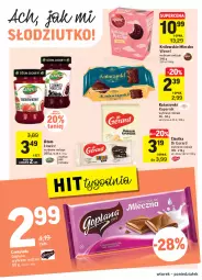 Gazetka promocyjna Intermarche - Gazetka promocyjna - Gazetka - ważna od 20.09 do 20.09.2021 - strona 24 - produkty: Goplana, Ciastka, Królewskie Mleczko, Królewski, Dr Gerard, Dżem, Wawel, LANA, Mleczko, Czekolada