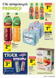 Gazetka promocyjna Intermarche - Gazetka promocyjna - Gazetka - ważna od 20.09 do 20.09.2021 - strona 26 - produkty: Sok, Tiger, Tymbark, Woda mineralna, Kubuś, Napój niegazowany, Woda, Napój, Cisowianka