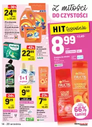 Gazetka promocyjna Intermarche - Gazetka promocyjna - Gazetka - ważna od 20.09 do 20.09.2021 - strona 33 - produkty: Płyn do prania, Ludwik, Fructis, Domestos, Tablet, Proszek do prania, Vizir, Szampon, Odżywka, Zmywarki, Kapsułki do prania, Tabletki do zmywarki