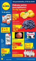 Gazetka promocyjna Lidl - GAZETKA - Gazetka - ważna od 29.10 do 29.10.2025 - strona 1 - produkty: Gra, Szynka wieprzowa, Cytryny, Szynka, Pilos, Znicz, Masło, Kinder, Mleko