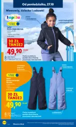 Gazetka promocyjna Lidl - GAZETKA - Gazetka - ważna od 29.10 do 29.10.2025 - strona 16 - produkty: Por, Kurtka, Dzieci, Spodnie