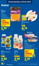 Gazetka promocyjna Lidl - GAZETKA - Gazetka - ważna od 29.10 do 29.10.2025 - strona 32 - produkty: Ser, Pur, Danone, Jogurt, Danone Fantasia, Wazon, Pilos, Camembert, Mimolette, Fanta, Jogurt pitny, Fa
