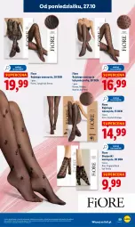 Gazetka promocyjna Lidl - GAZETKA - Gazetka - ważna od 29.10 do 29.10.2025 - strona 63 - produkty: Top, Gin, Karp, Rajstopy, Skarpetki, Pończochy, Lack