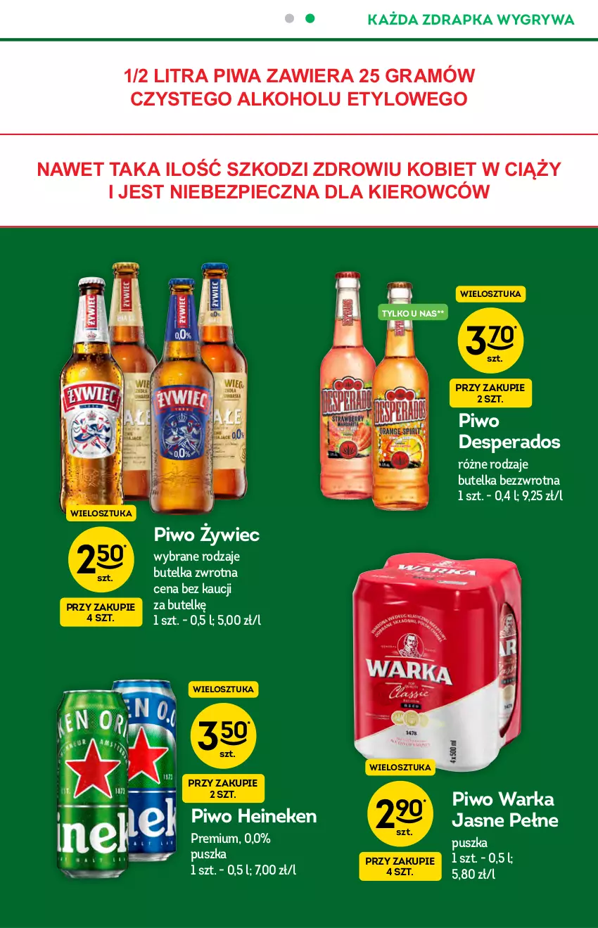 Gazetka promocyjna Żabka - ważna 09.06 do 22.06.2021 - strona 11 - produkty: Desperados, Gra, Gry, Heineken, O nas, Piec, Piwa, Piwo, Warka