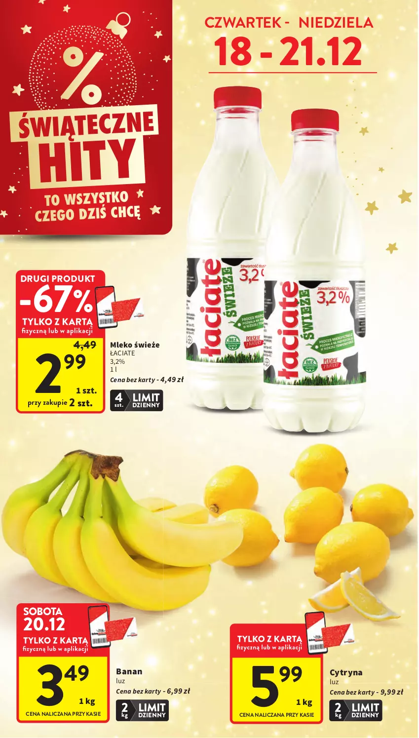 Gazetka promocyjna Intermarche - Gazetka promocyjna - ważna 18.12 do 23.12.2025 - strona 3 - produkty: Mleko
