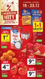 Gazetka promocyjna Intermarche - Gazetka promocyjna - Gazetka - ważna od 23.12 do 23.12.2025 - strona 7 - produkty: Kurczak, Ser, Gra, Papryka czerwona, Parówki, Papryka, Berlinki, Mleko