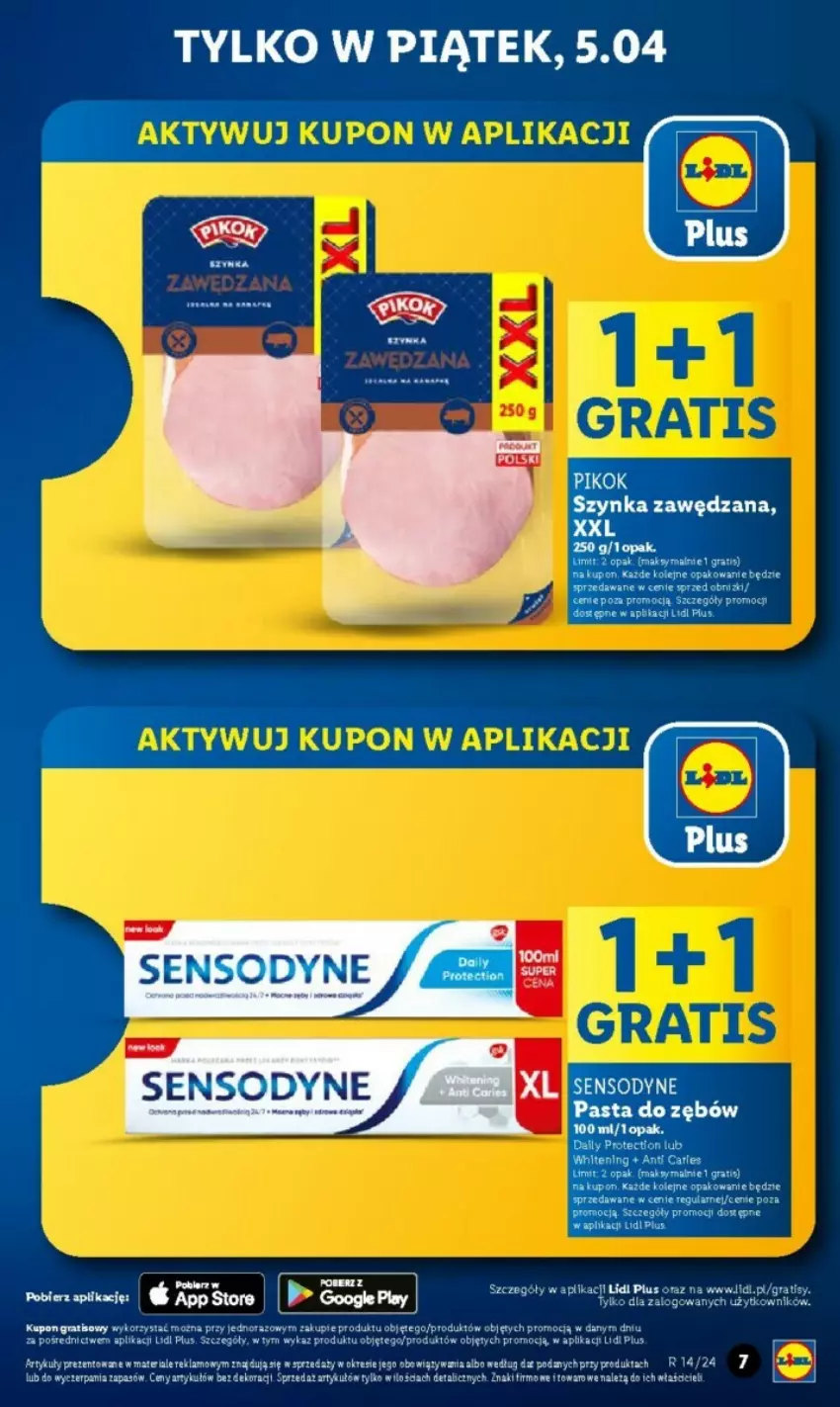 Gazetka promocyjna Lidl - ważna 03.04 do 04.04.2024 - strona 49 - produkty: Gra, HP, Pasta do zębów, PIKOK, Sensodyne, Szynka