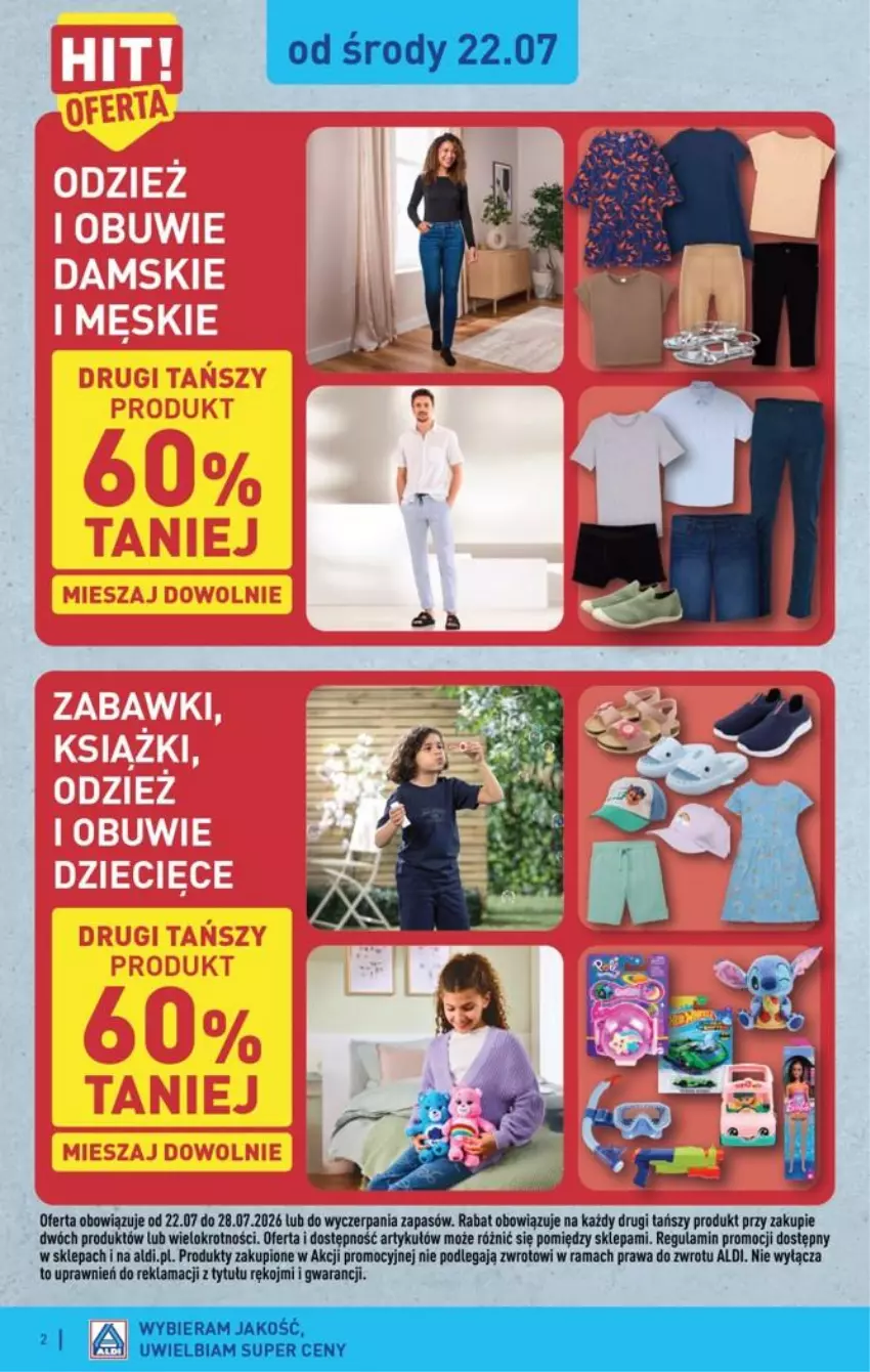 Gazetka promocyjna Aldi - Przygotuj się na kolejny tydzień - ważna 22.07 do 25.07.2026 - strona 2 - produkty: Rama