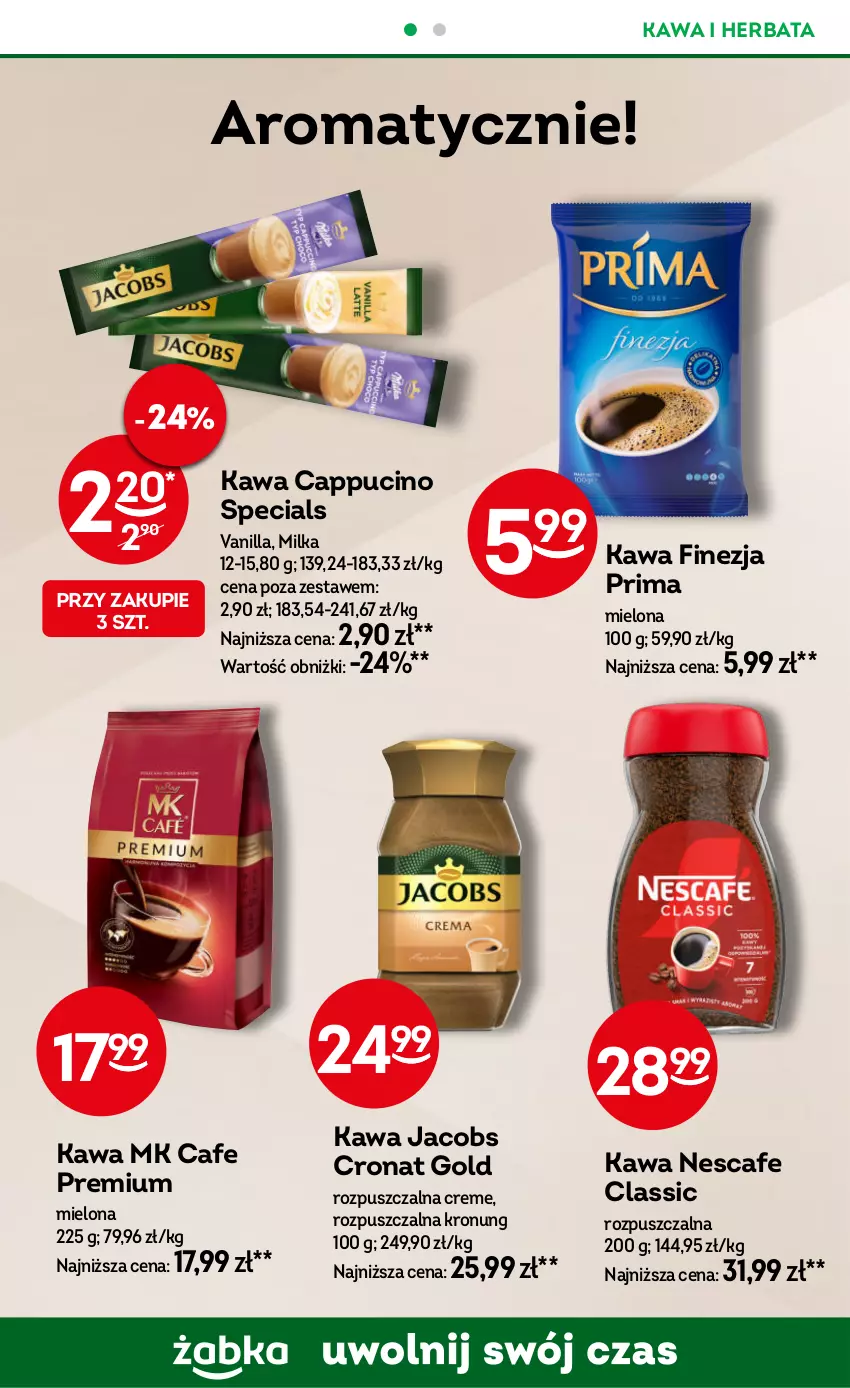 Gazetka promocyjna Żabka - ważna 24.04 do 07.05.2024 - strona 60 - produkty: Herbata, Jacobs, Kawa, Milka, Prima