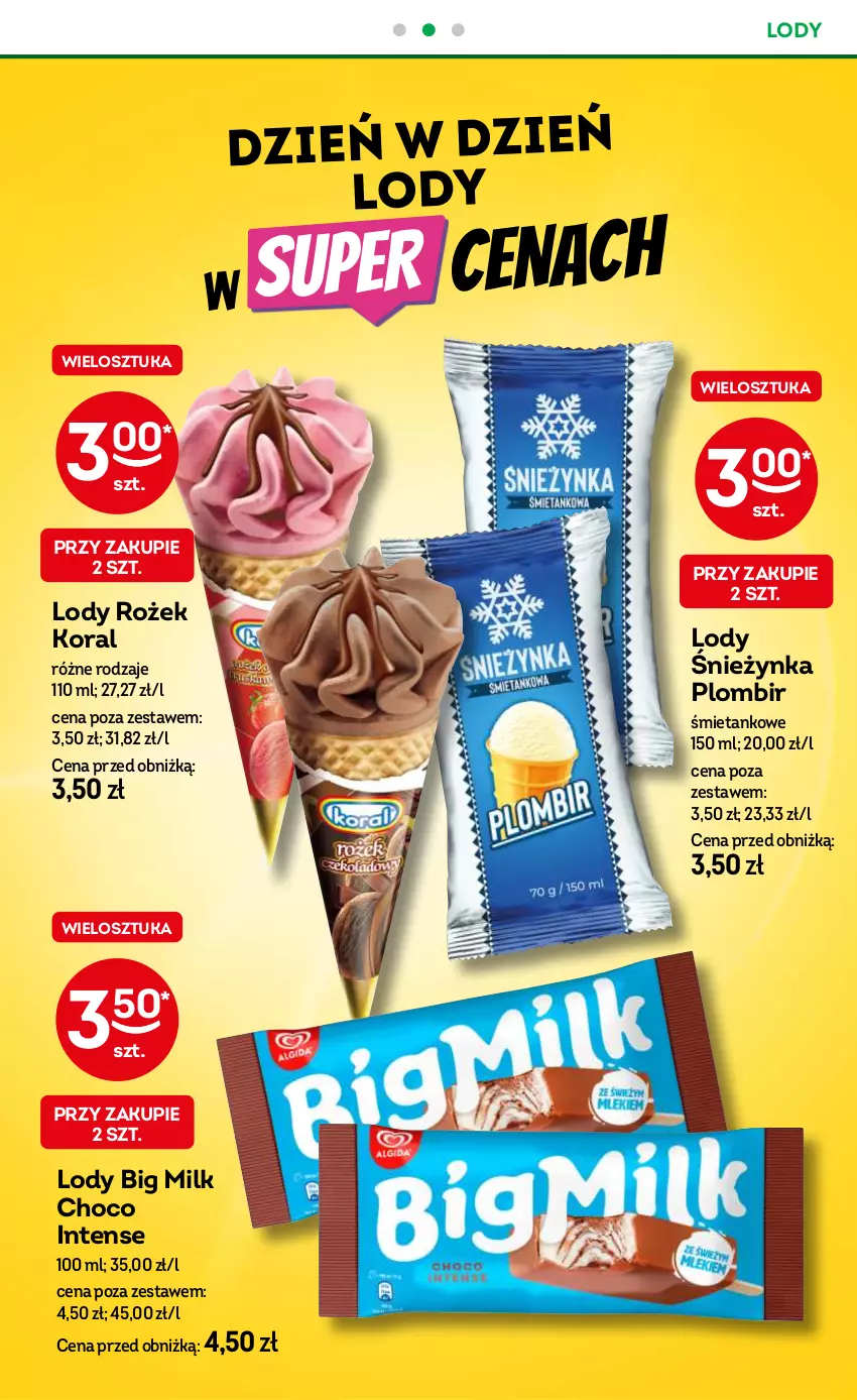 Gazetka promocyjna Żabka - ważna 24.04 do 07.05.2024 - strona 8 - produkty: Big Milk, Lody