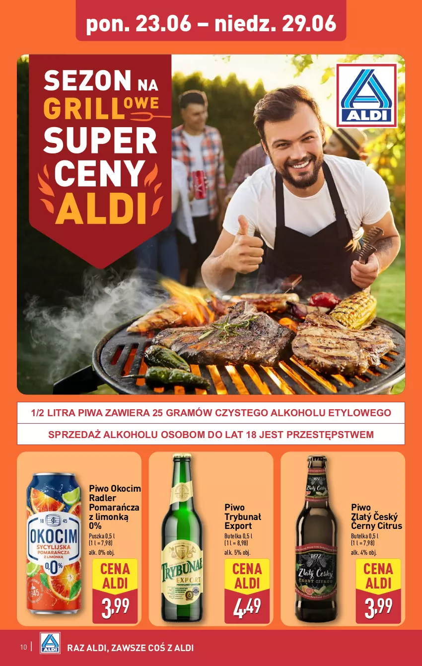 Gazetka promocyjna Aldi - Oferta weekendowa - ważna 26.06 do 29.06.2025 - strona 10 - produkty: Gra, Koc, Okocim, Piwa, Piwo, Por, Radler