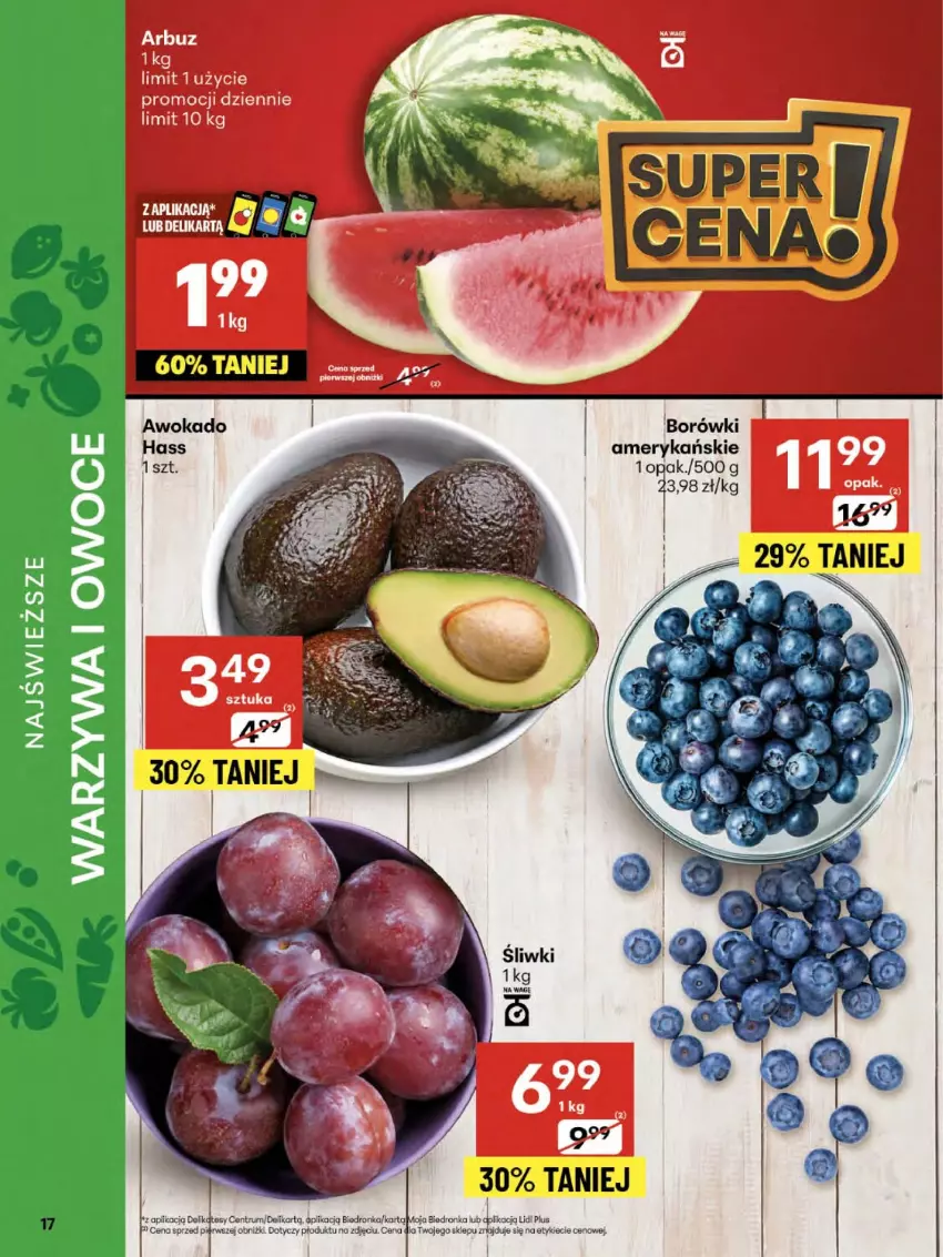 Gazetka promocyjna Delikatesy Centrum - Franczyza DC31 Czwartek - ważna 31.07 do 06.08.2025 - strona 17 - produkty: Arbuz, Owoce, Rum, Warzywa, Warzywa i owoce
