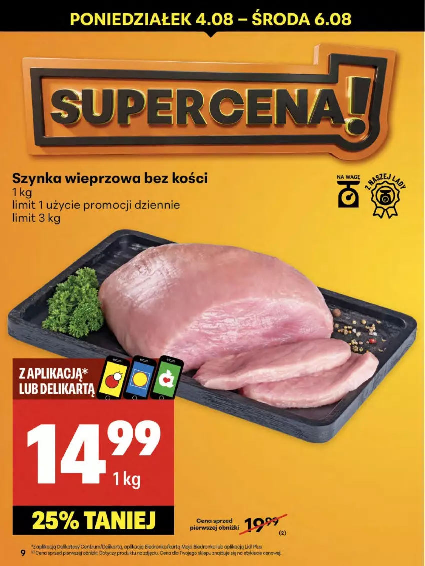 Gazetka promocyjna Delikatesy Centrum - Franczyza DC31 Czwartek - ważna 31.07 do 06.08.2025 - strona 9 - produkty: Rum, Szynka, Szynka wieprzowa