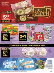 Gazetka promocyjna Delikatesy Centrum - Franczyza DC31 Czwartek - Gazetka - ważna od 06.08 do 06.08.2025 - strona 32 - produkty: Rum, Kaktus, Lody, Hortex
