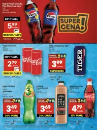 Gazetka promocyjna Delikatesy Centrum - Franczyza DC31 Czwartek - Gazetka - ważna od 06.08 do 06.08.2025 - strona 44 - produkty: Piwo, Rum, Koc, Gin, 7up, Napój energetyczny, Mirinda, Coca-Cola, Pepsi, Tiger, Moda, Tymbark, Fanta, Woda, Sprite, Napój, Orka, Fa