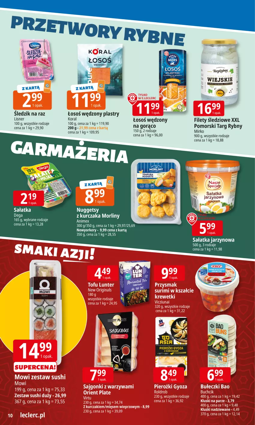 Gazetka promocyjna E Leclerc - ważna 02.02 do 09.01.2026 - strona 10 - produkty: Dega, Feta, Kurczak, LG, Por, Pur, Sałat, Sałatka, Ser, Surimi