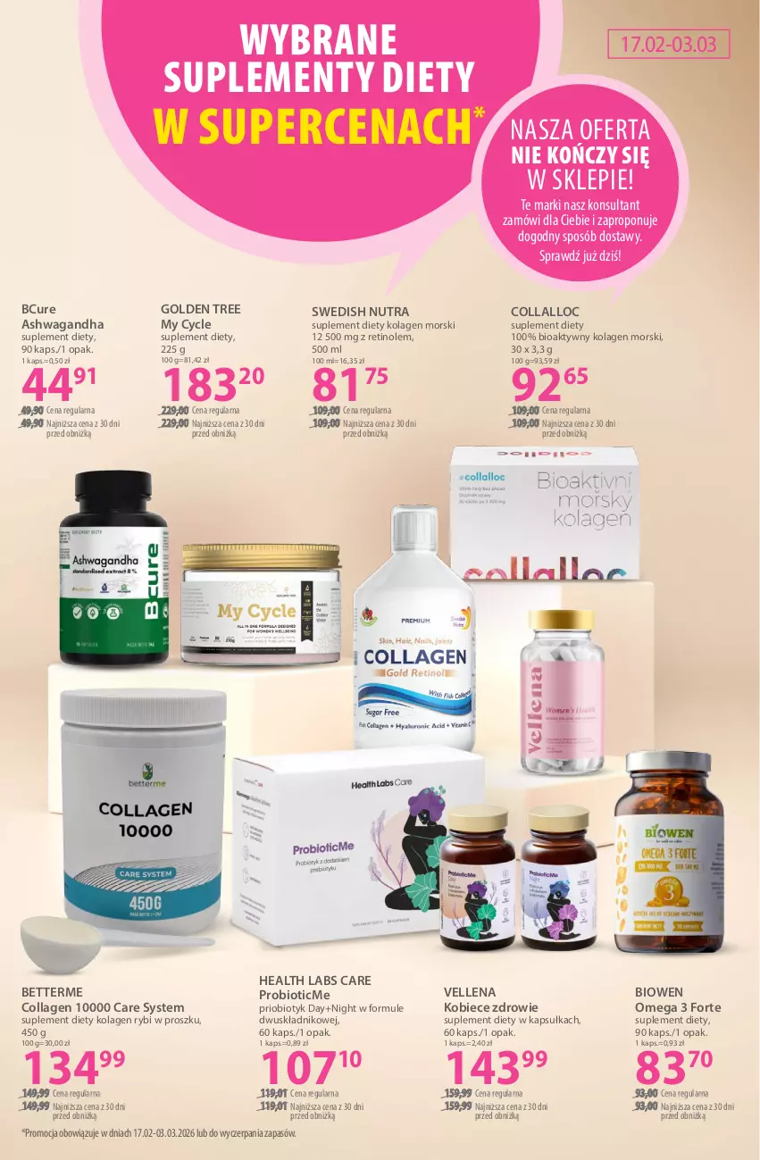 Gazetka promocyjna Hebe - Gazetka - ważna 17.02 do 03.03.2026 - strona 21 - produkty: Kolagen, Mule, Suplement diety, Waga, Zdrowie