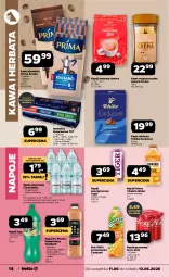 Gazetka promocyjna Netto - Od Czwartku - Gazetka - ważna od 13.06 do 13.06.2026 - strona 14 - produkty: Tchibo, Kawa rozpuszczalna, Top, Sok, Por, Gin, Napój energetyczny, Kawa ziarnista, Kawa mielona, Kawa, Coca-Cola, Napoje, Tiger, Napój gazowany, Prima, Tymbark, Aronia, Oshee, Woda mineralna, Woda, Herbata, Napój, Cisowianka