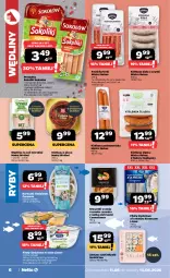 Gazetka promocyjna Netto - Od Czwartku - Gazetka - ważna od 13.06 do 13.06.2026 - strona 6 - produkty: Piec, Sos, Sok, Sokołów, Parówki, Madej Wróbel, Kiełbasa podwawelska, Wawel, Szynka, Matjas, Sushi, Krewetki, Koreczki śledziowe, Frankfurterki, Kiełbasa biała, Olej, Kiełbasa, Lisner, Kiełbasa śląska