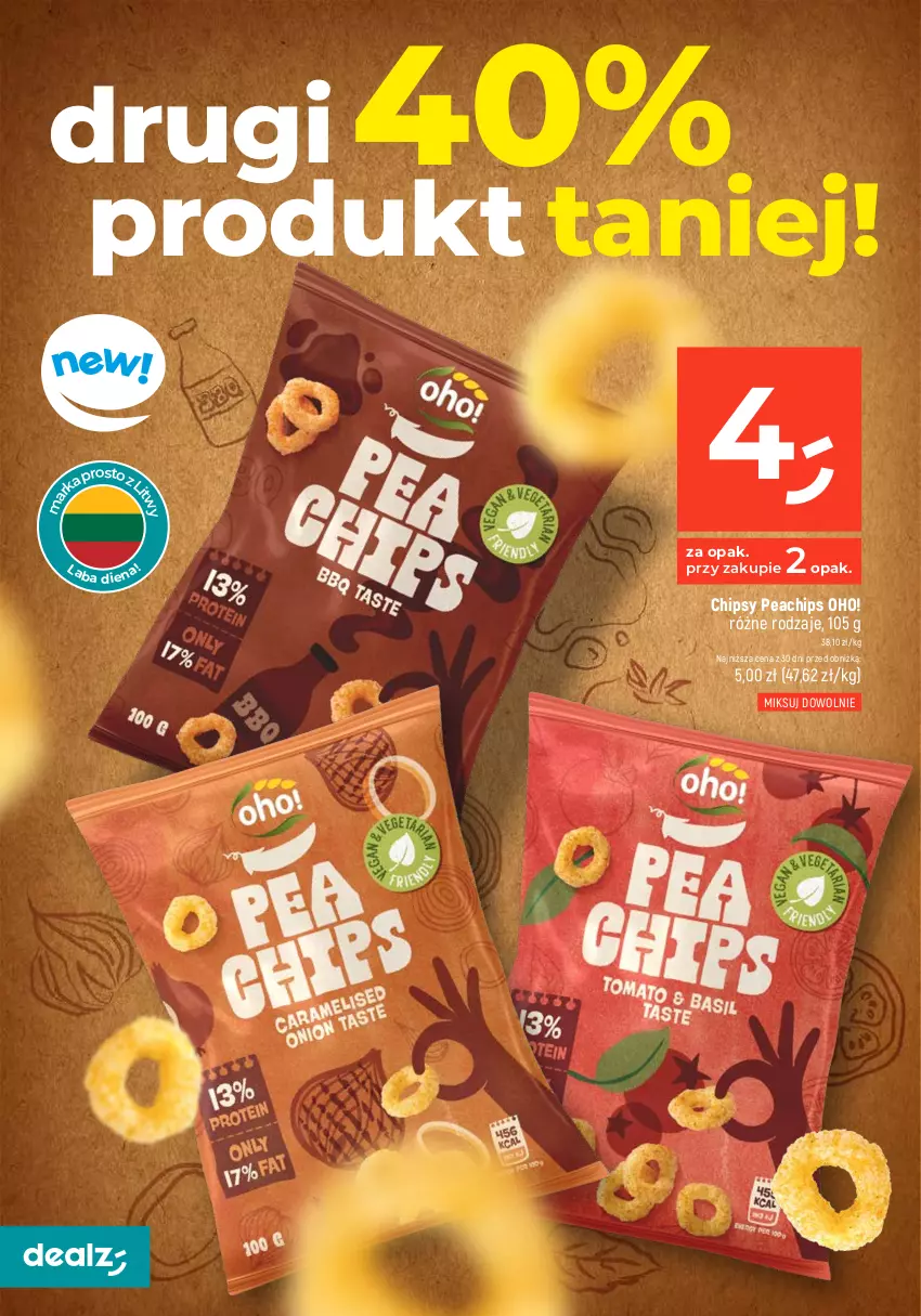 Gazetka promocyjna Dealz - MAKE A DEALZ - ważna 25.01 do 31.01.2024 - strona 10 - produkty: Chipsy, Jerky, Napój, Napój gazowany, Por, Sok, Sport, Tiger, Woda, Wołowina