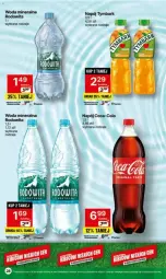 Gazetka promocyjna Delikatesy Centrum - Gazetka - ważna od 07.07 do 07.07.2024 - strona 21 - produkty: Coca-Cola, Woda mineralna, Woda, Napój