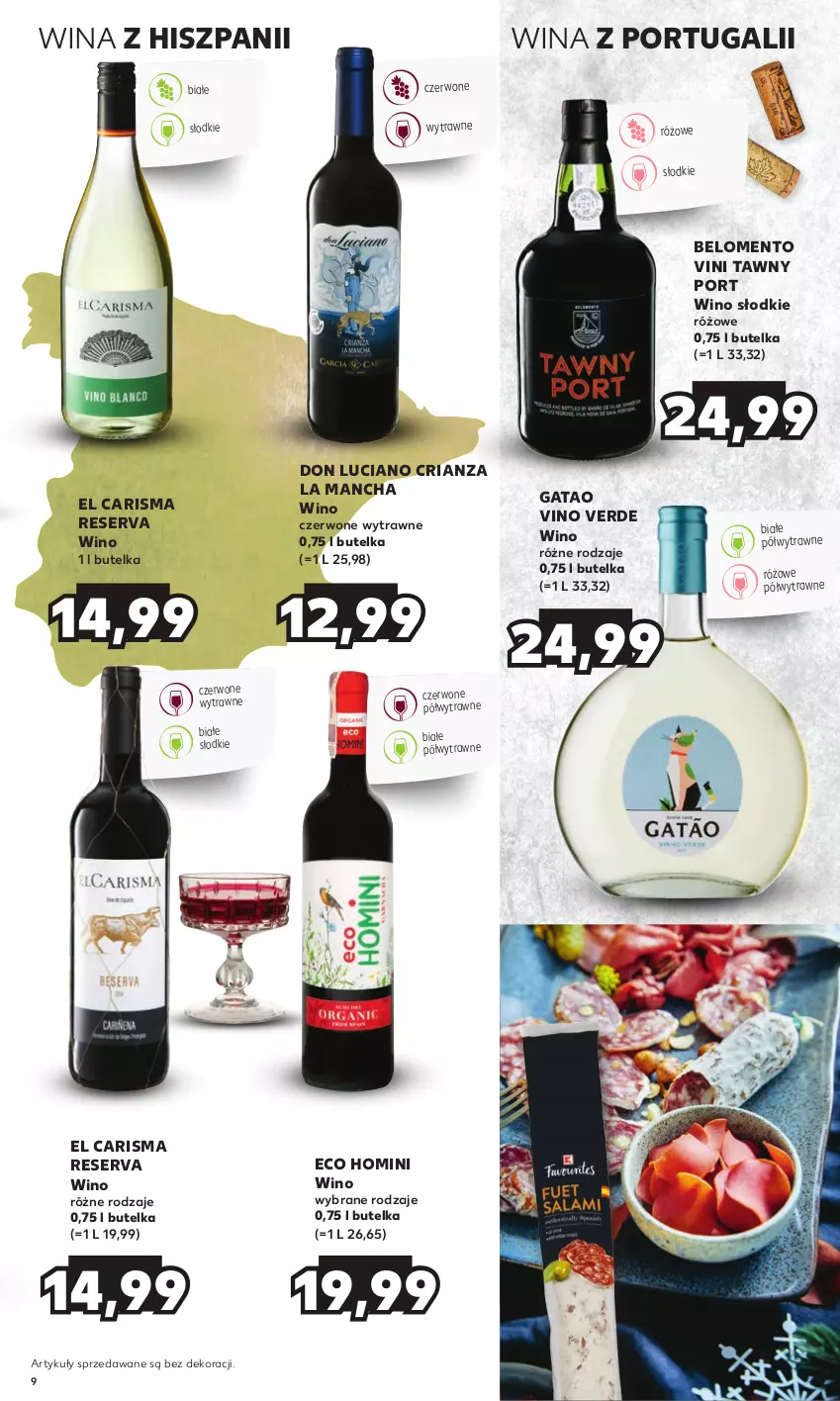 Gazetka promocyjna Kaufland - Barek Kauflandu - ważna 11.01 do 24.01.2024 - strona 9 - produkty: Por, Ser, Wino, Wino czerwone