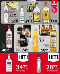 Gazetka promocyjna Selgros - Oferta spożywcza - Gazetka - ważna od 01.06 do 01.06.2022 - strona 27 - produkty: Gin, Whiskey, Absolut, Tequila, Wódka, Stock, Bushmills, Krupnik, Likier