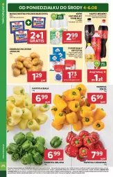 Gazetka promocyjna Stokrotka - Market - Gazetka - ważna od 06.08 do 06.08.2025 - strona 4 - produkty: Warzywa, Gra, Cukier, Papryka czerwona, Papryka, Papryka biała, Ziemniaki, Mlekovita, Oranżada, Farm Milk, Owoce, Masło, Napój, Kefir, Mięso, Mleko, Fa