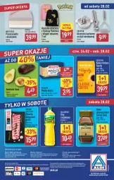 Gazetka promocyjna Aldi - Oferta weekendowa - Gazetka - ważna od 28.02 do 28.02.2026 - strona 12 - produkty: Kujawski, Kawa rozpuszczalna, Por, Gra, Mięsne specjały, Kawa mielona, Kawa, Kosz, O nas, Koszulka, Prześcieradło, Dzieci, Olej rzepakowy, Biuro, Pokémon, Masło, Olej, Fa