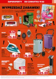 Gazetka promocyjna Kaufland - Kaufland - Gazetka - ważna od 25.02 do 25.02.2026 - strona 5 - produkty: Zegarek, Top, Sos, Sok, Przewód, Parasol, Tefal, Wózek, Zegar, Wózek na zakupy, Fa