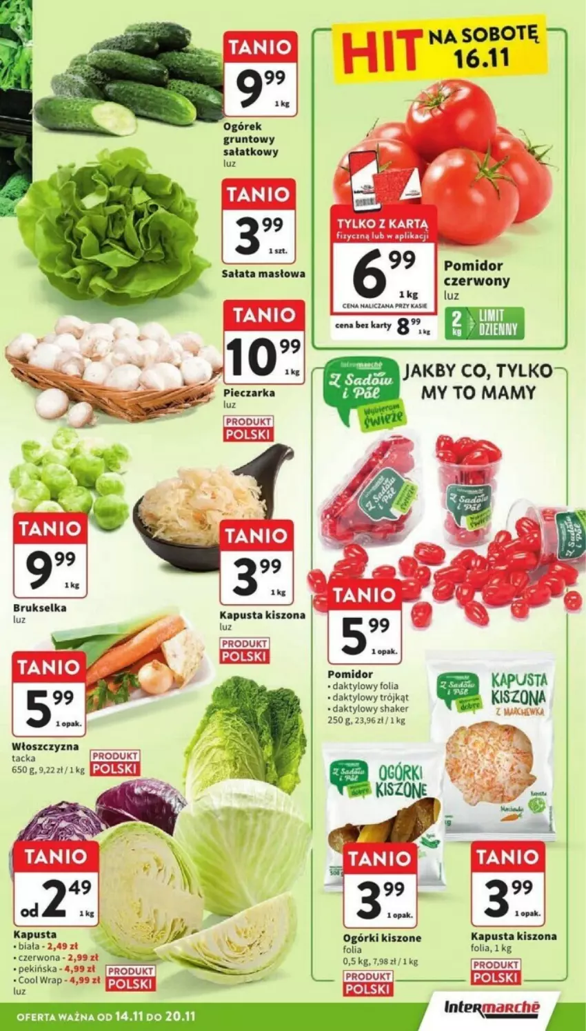 Gazetka promocyjna Intermarche - ważna 14.11 do 20.11.2024 - strona 9 - produkty: Fa, Grunt, Leon, Ogórek, Piec, Sałat