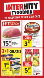 Gazetka promocyjna Intermarche - Gazetka - ważna od 20.11 do 20.11.2024 - strona 34 - produkty: Sos, Gra, Danone, Szynka wieprzowa, Szynka, Fanta, Delma, Pudliszki, Fa