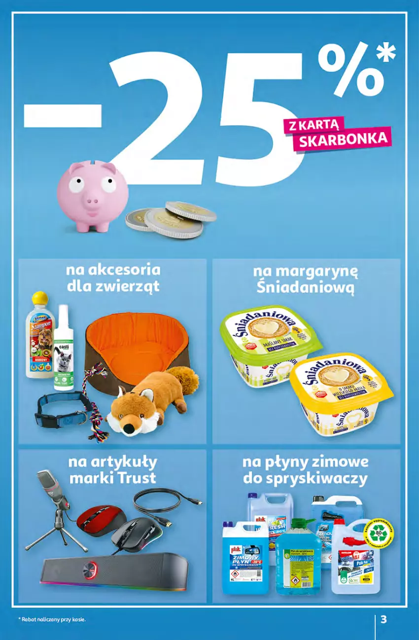 Gazetka promocyjna Auchan - Gazetka przeNISKIE CENY – przeKorzyści z markami Auchan Hipermarkety - ważna 29.09 do 05.10.2022 - strona 3 - produkty: Danio, Rust