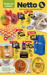 Gazetka promocyjna Netto - Gazetka spożywcza - Gazetka - ważna od 28.03 do 28.03.2021 - strona 1 - produkty: Jonagold, Jaja, Dallmayr, Kawa mielona, Kawa, Pepsi, Przysmaki, Kiełbasa biała, Kiełbasa, Jabłka