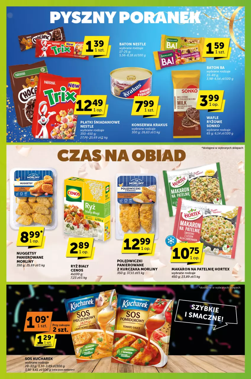 Gazetka promocyjna ABC - ważna 28.12.2024 do 07.01.2025 - strona 2 - produkty: Cenos, Danio, Hortex, Krakus, Kucharek, Kurczak, Makaron, Morliny, Ryż, Ryż biały, Ser, Sonko, Sos, Wafle