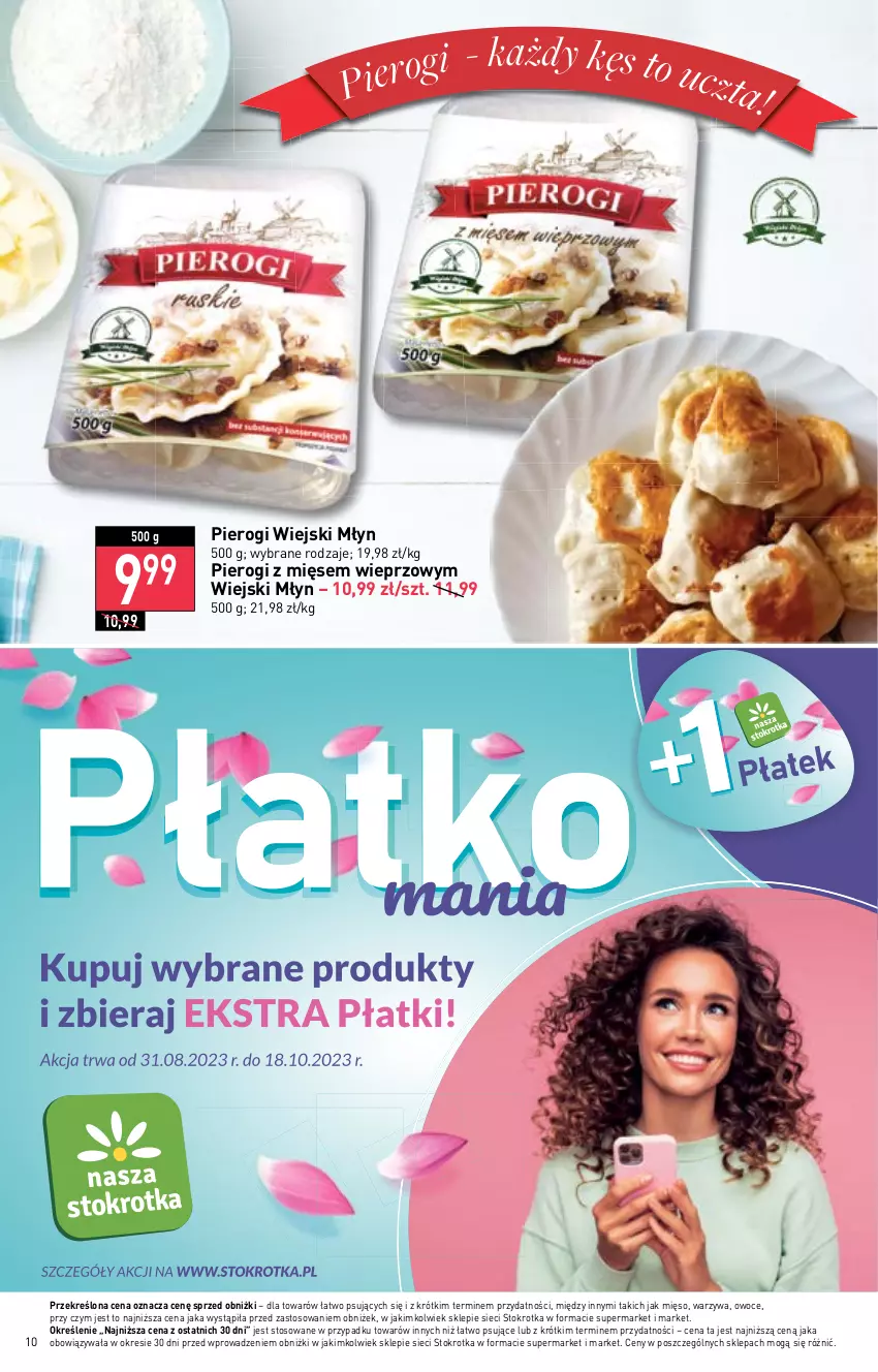 Gazetka promocyjna Stokrotka - Supermarket - ważna 31.08 do 06.09.2023 - strona 14 - produkty: Mięso, Owoce, Pierogi, Warzywa
