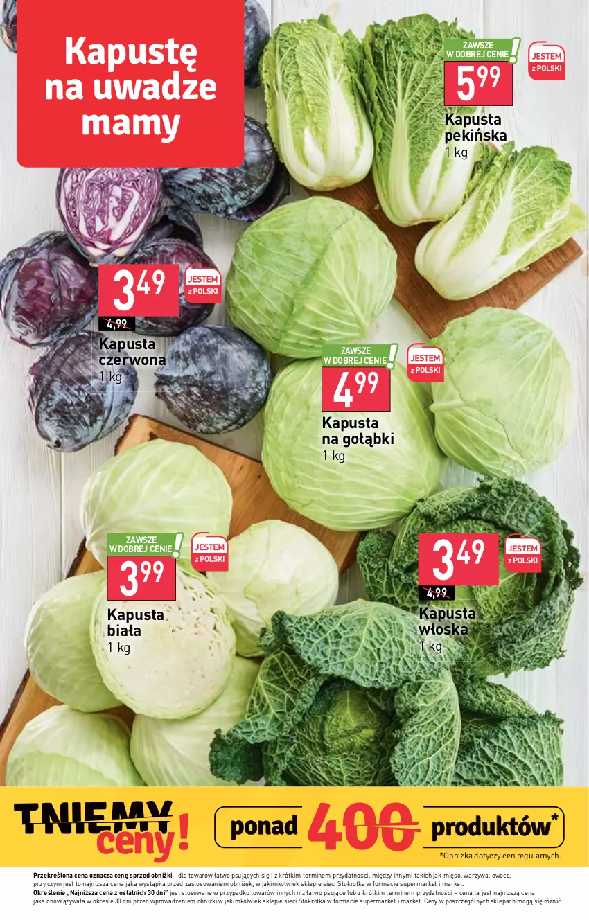 Gazetka promocyjna Stokrotka - Supermarket - ważna 31.08 do 06.09.2023 - strona 4 - produkty: Mięso, Owoce, Warzywa