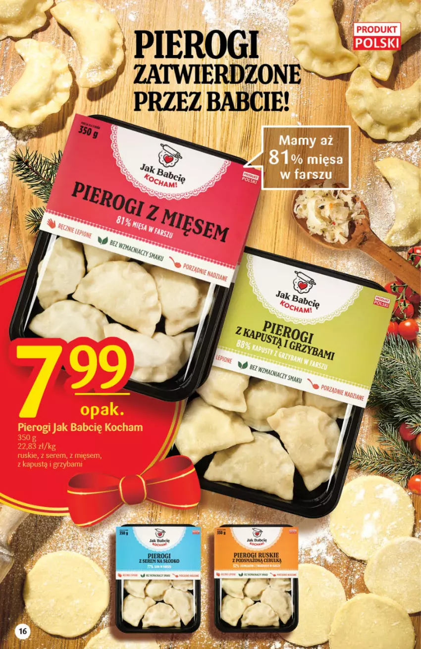 Gazetka promocyjna Delikatesy Centrum - Gazetka DC48 n. fresh - ważna 02.12 do 08.12.2021 - strona 16 - produkty: Pierogi