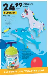 Gazetka promocyjna Biedronka - Okazje Tygodnia - Gazetka - ważna od 04.08 do 04.08.2021 - strona 30 - produkty: Pojemnik, Pompka, Dzieci, Pistolet, Jednorożec