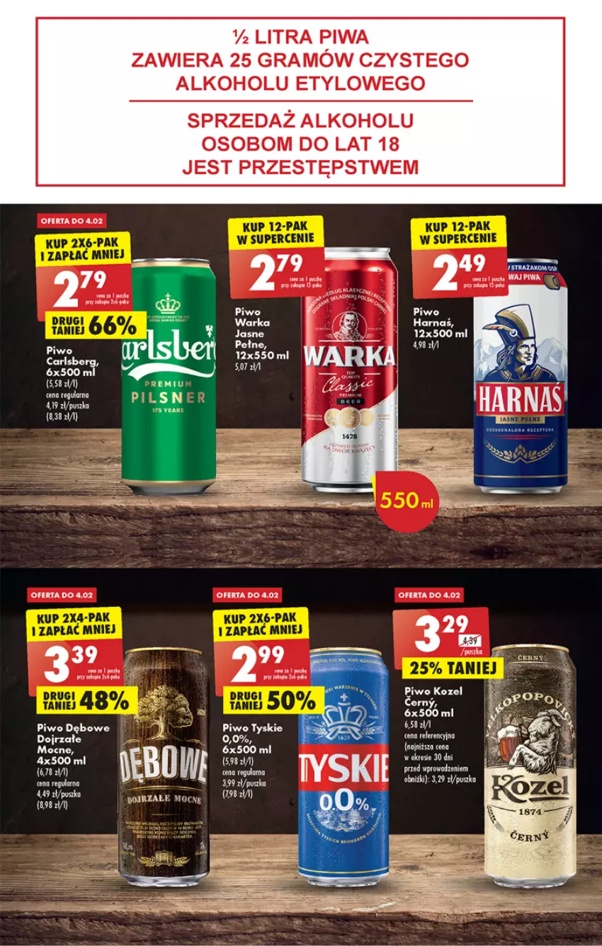 Gazetka promocyjna Biedronka - Gazetka - Biedronka.pl - ważna 02.02 do 08.02.2023 - strona 49 - produkty: Carlsberg, Gra, Harnaś, Piwa, Piwo, Tyskie