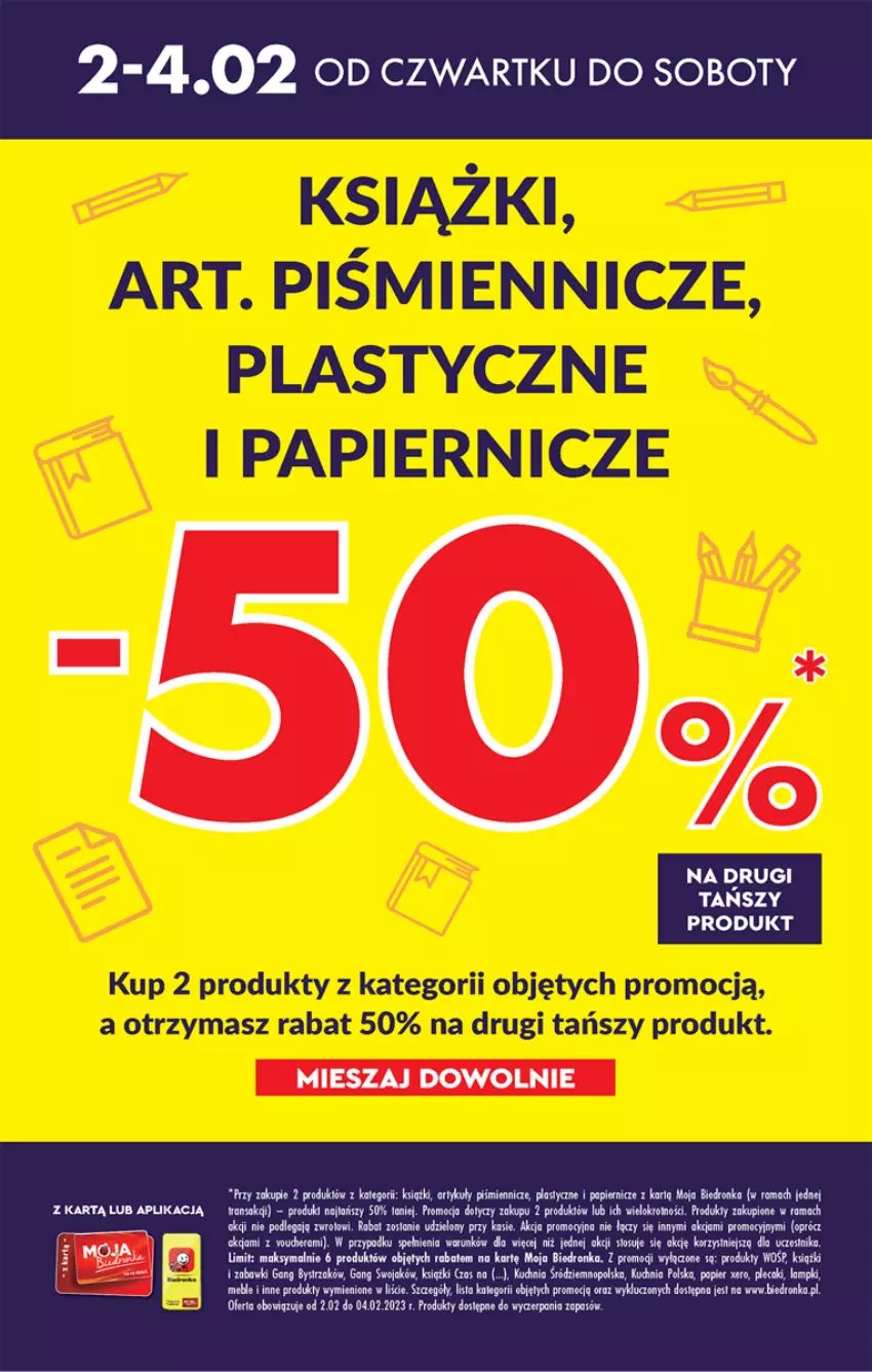 Gazetka promocyjna Biedronka - Gazetka - Biedronka.pl - ważna 02.02 do 08.02.2023 - strona 59 - produkty: Kuchnia, Lody, Papier, Plecak, Rama