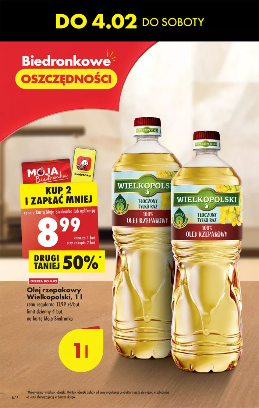 Gazetka promocyjna Biedronka - Gazetka - Biedronka.pl - ważna 02.02 do 08.02.2023 - strona 6 - produkty: Olej, Olej rzepakowy, Sok