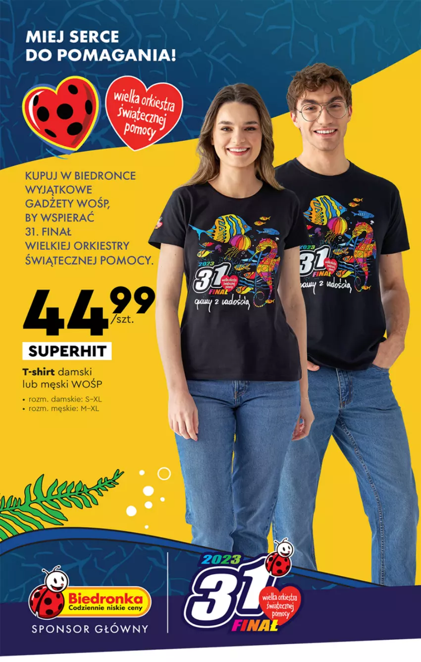 Gazetka promocyjna Biedronka - Gazetka - Biedronka.pl - ważna 02.02 do 08.02.2023 - strona 60 - produkty: Ser, T-shirt