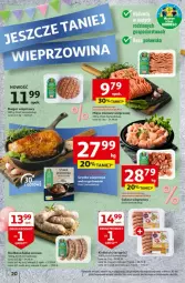 Gazetka promocyjna Auchan - Gazetka - ważna od 30.04 do 30.04.2024 - strona 13 - produkty: Mięso mielone, Szynka wieprzowa, Szynka, Kiełbasa biała, Kiełbasa, Mięso